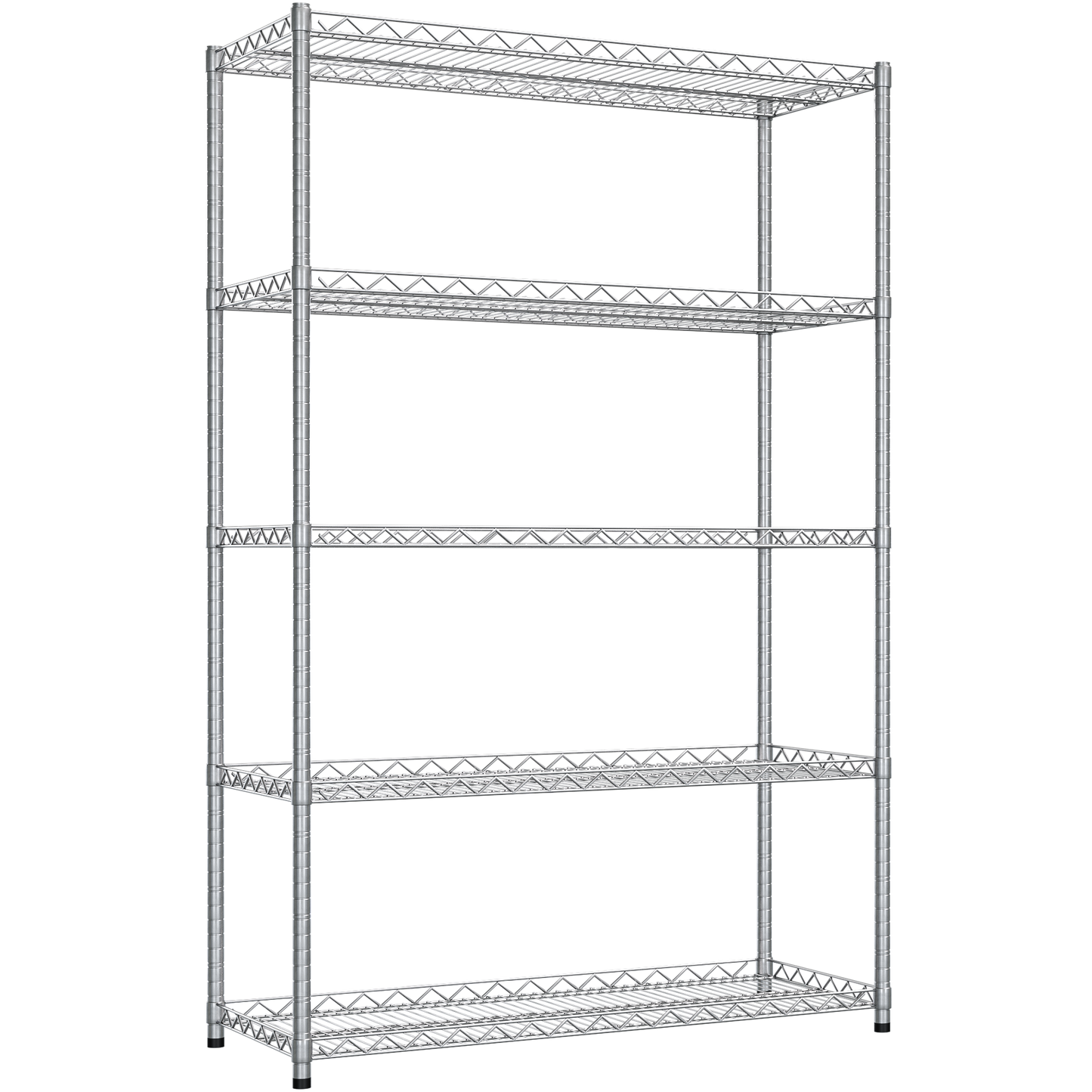 Chrome wire shelves