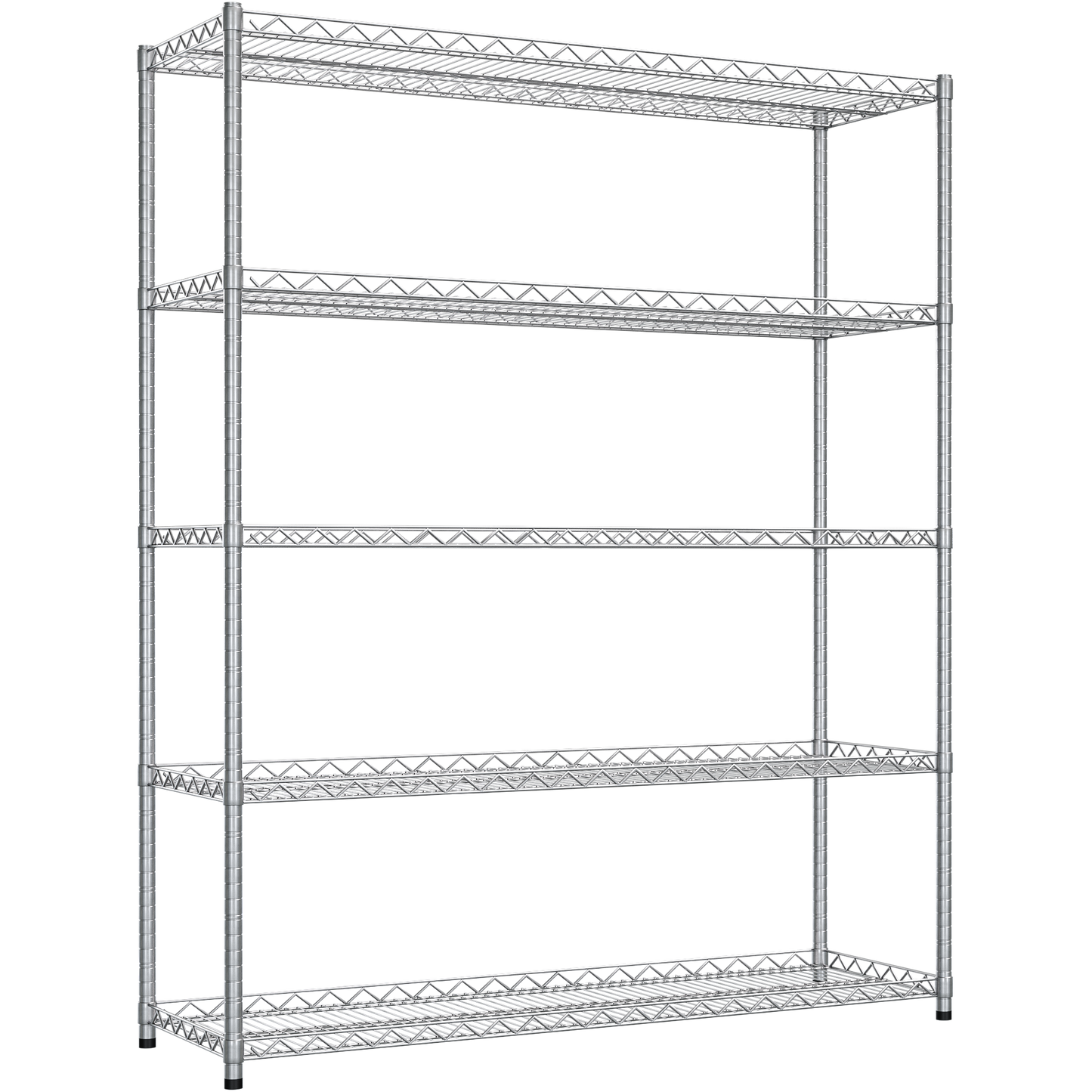 Chrome wire shelves