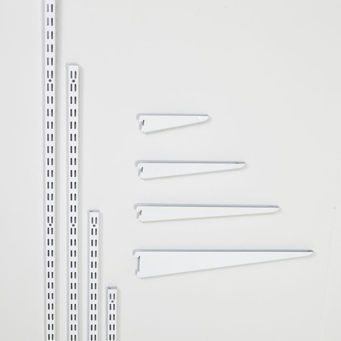 Perforated profile and shelf holder