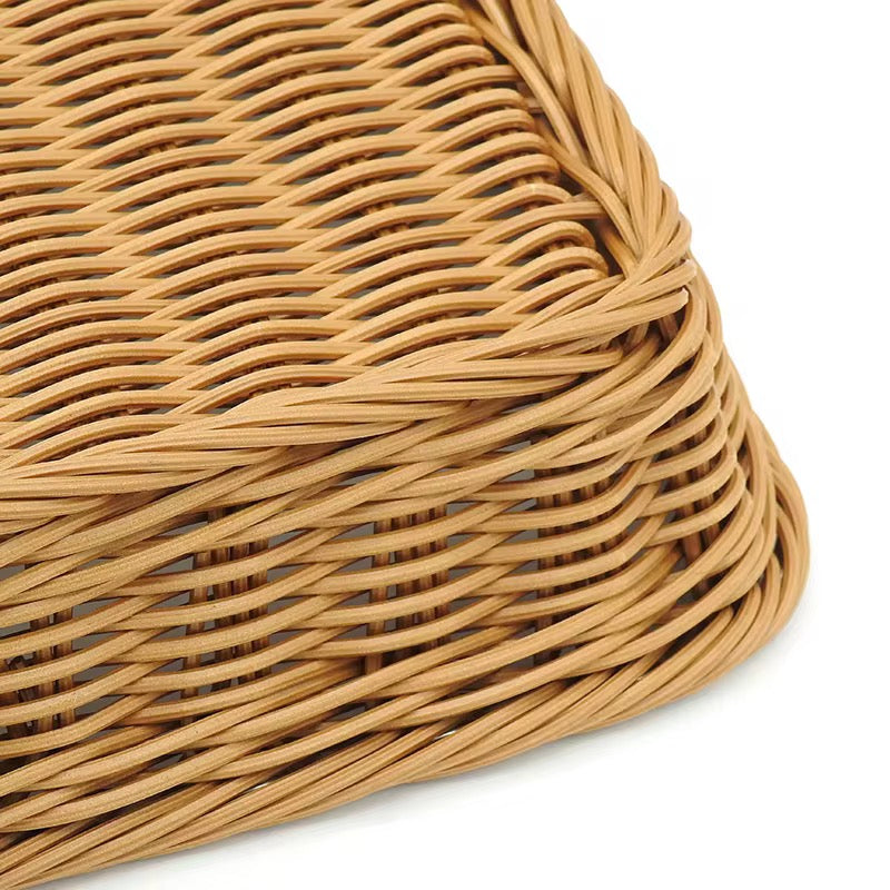 Rattan basket for bread