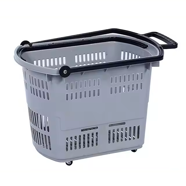 Rolling Shopping Basket with long hanger