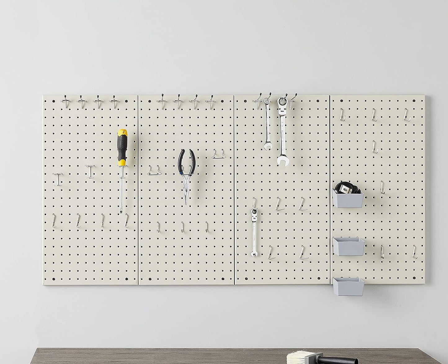Perforated wall for hanging products
